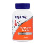 قرص منیزیم تائورات مگا مگ بسته 60 عددی