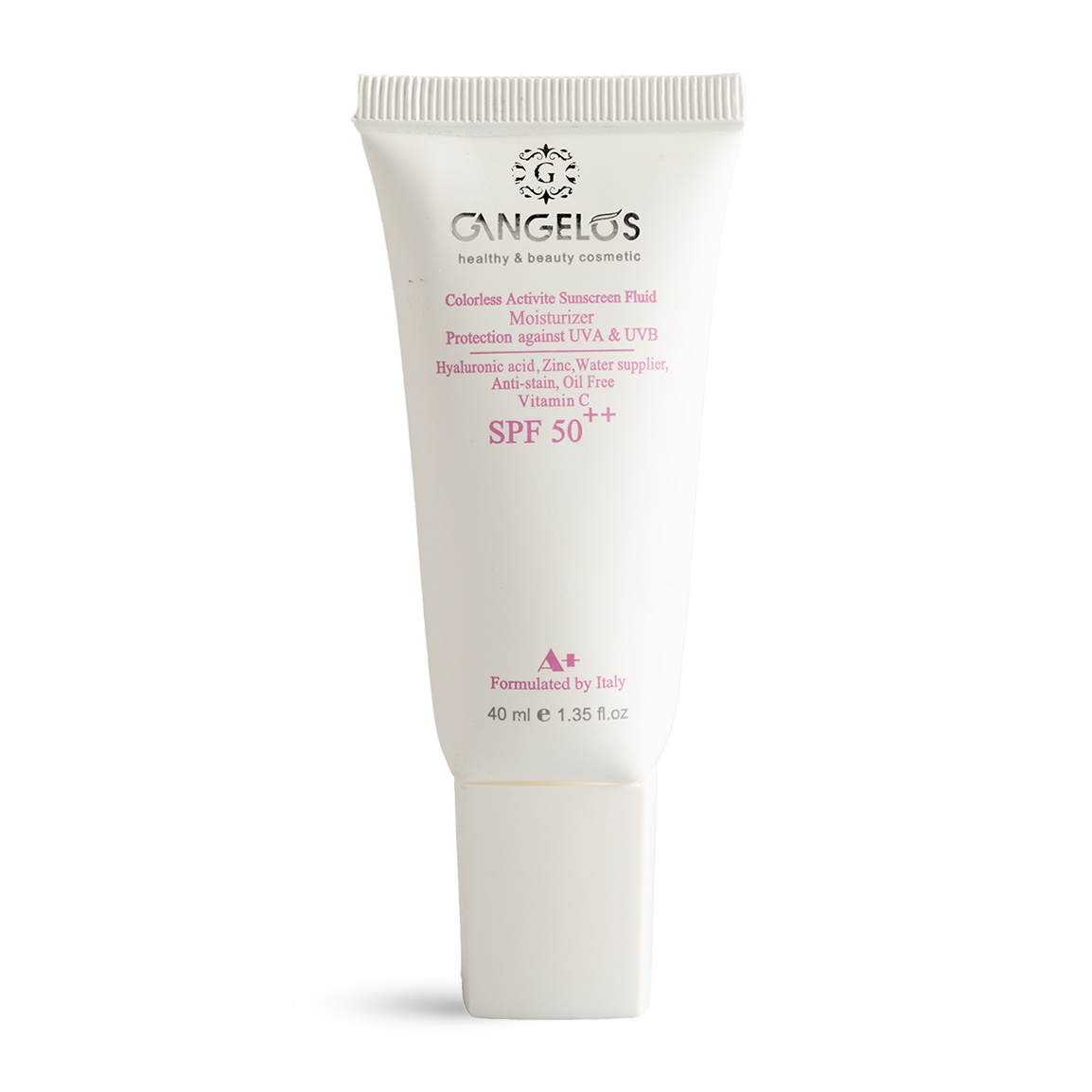 1-1-gangelos-sunscreen-cream-spf50-fluid-40ml-202661613285366.jpg فلوئید ضد آفتاب بی رنگ گانگلوس با 50 SPF مناسب برای انواع پوست حجم 40 میلی لیتر - Image 1