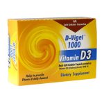 کپسول ژلاتینی ویتامین D3 دی ویژل 1000 واحد دانا بسته 60 عددی