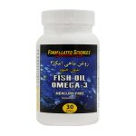 سافت ژل روغن ماهی امگا 3 فرمولیتد ساینسز بدون جیوه بسته 30 عددی