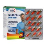کپسول مولتی ویتامین یوروویتال مدل Multiplus مناسب آقایان بسته 60 عددی