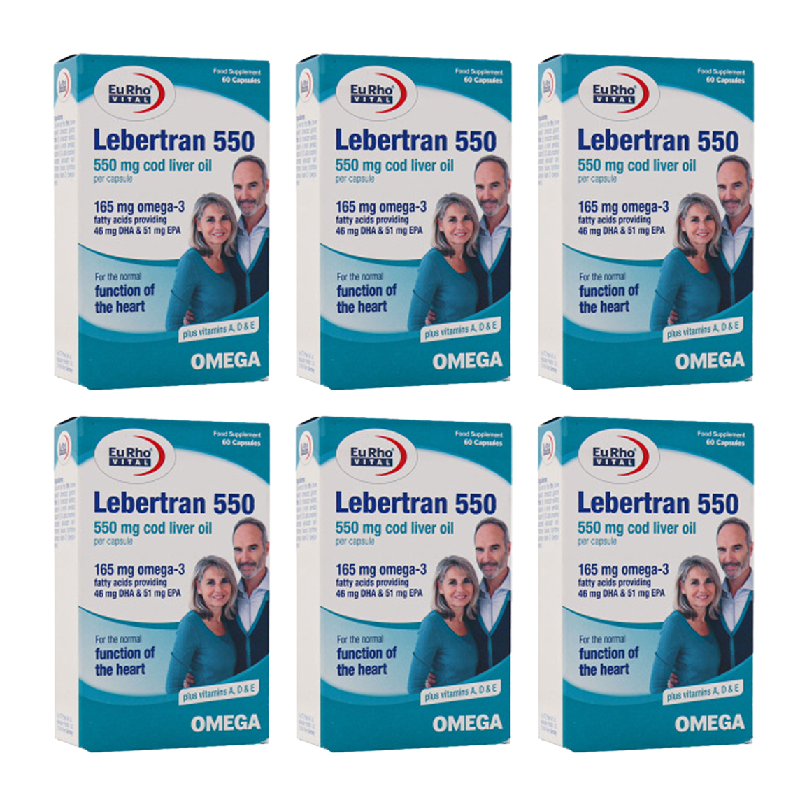 18s-2026243219847.jpg پک 6 عددی کپسول امگا 3 مدل Lebertran 550 بسته 60 عددی - Image 1
