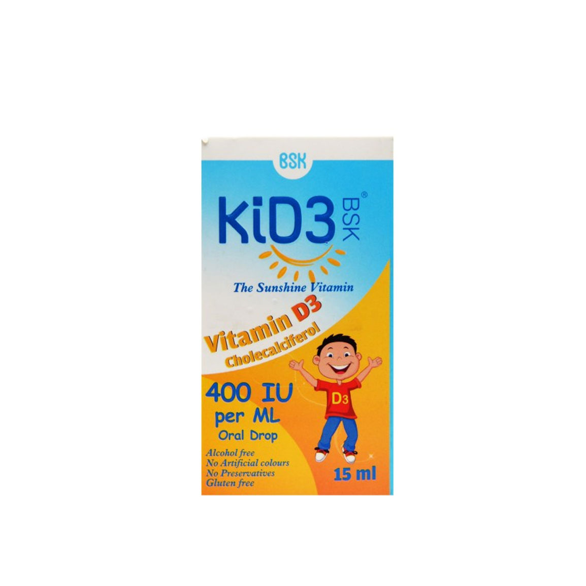 33-202482015405731.jpg قطره Kids3 بنیان سلامت کسری مدل Vitamin D3 حجم 15 میلی لیتر - Image 1