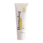 ضد آفتاب بی رنگ درمالوگ با SPF 50 مناسب انواع پوست حجم 50 میلی لیتر