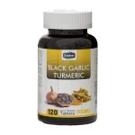 قرص سیر سیاه و زردچوبه زوبر بسته 120 عددی