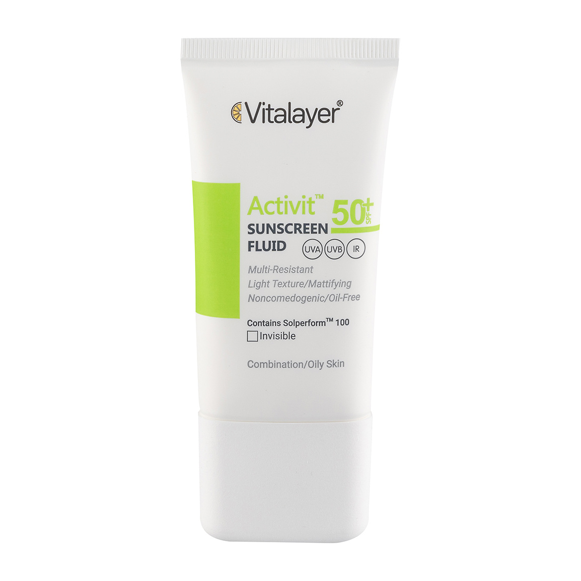 76103-3-2025310145556944.jpg فلوئید ضد آفتاب بی رنگ ویتالیر مدل Activit با SPF50 مناسب پوست چرب حجم 50 میلی لیتر - Image 1
