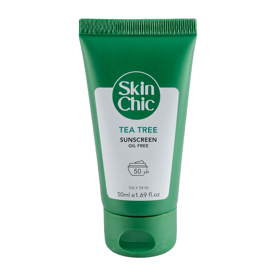 76766-202528105536290.jpg کرم ضد آفتاب اسکین شیک مدل Tea Tree دارای spf50 مناسب پوست چرب حجم 50 میلی لیتر - Image 1