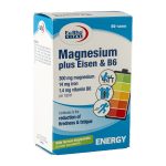 قرص منیزیم پلاس آیزن و ب6 یوروویتال بسته 60 عددی
