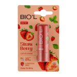 بالم لب رنگی بیول مدل Straw Berry با SPF15 وزن 4.8 گرم