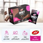 ساشه پروتئین وی کاله با طعم شکلات بسته 12 عددی - Image 2