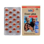 پک 4 عددی قرص آهن یوروویتال مدل Eisen Plus بسته 60 عددی - Image 3