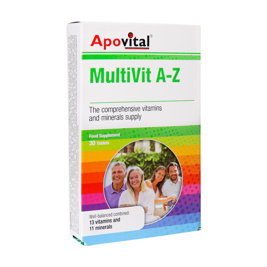 Apovital-Multivit-A-To-Z-30-Tablets-Khanoumi-202421917725493.jpg قرص مولتی ویت A To Z بسته 30 عددی آپوویتال - Image 1
