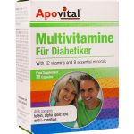 کپسول مولتی ویتامین مناسب افراد دیابتی بسته 30 عددی