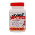 قرص ضد ریزش مو کاروسوس نچرال هلث مدل Hair Food بسته 30 عددی