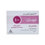 کپسول ژلاتینی نرم ویتامین E 400 دانا بسته 60 عددی