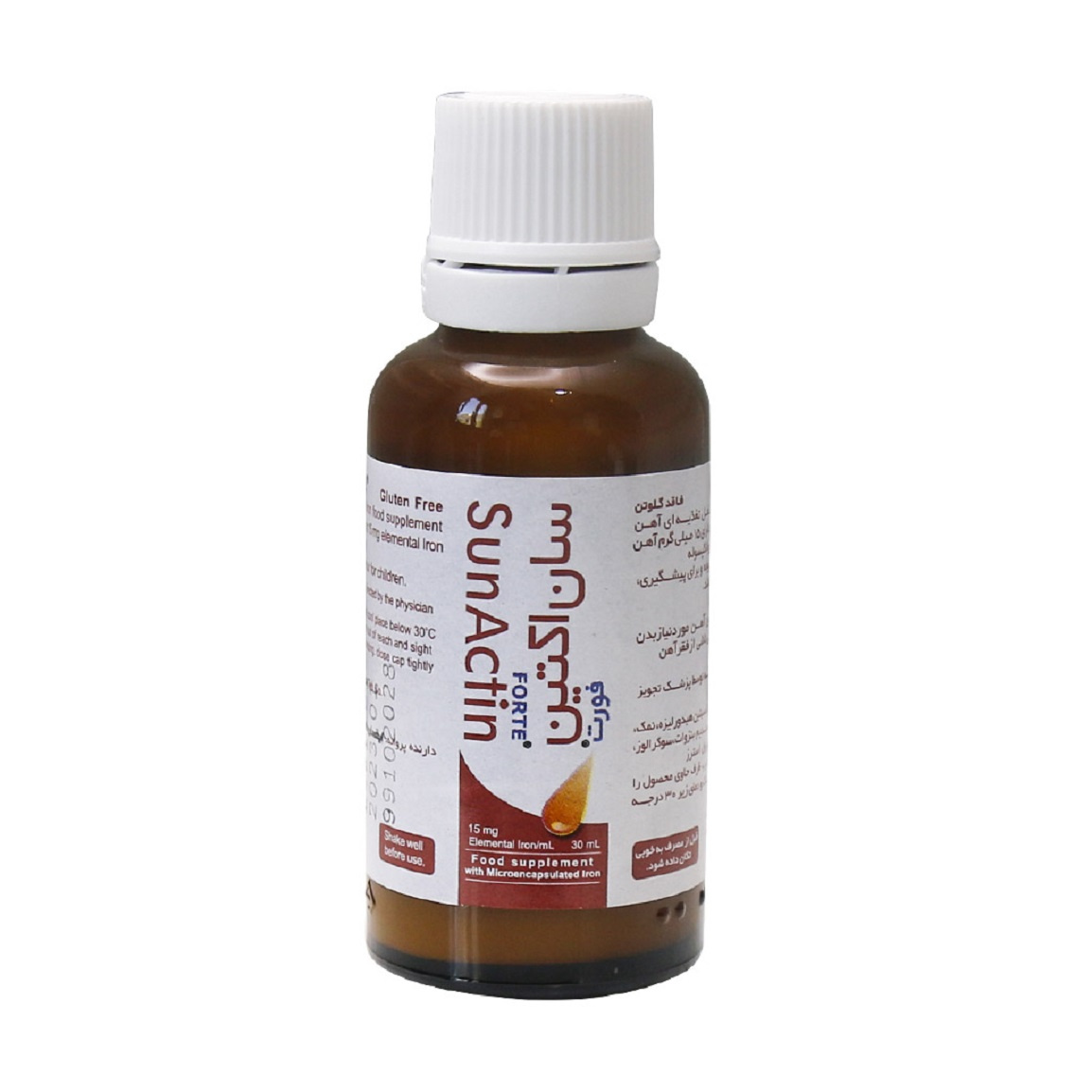 Eadeh-Darou-Teb-Sun-Actin-Forte-Iron-Oral-Drop-30-ml-202461911220845.jpg قطره مکمل کودک ایده دارو طب مدل Sun Actin Fort حجم 30 میلی لیتر - Image 1