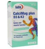 قرص کلسی مگ پلاس D3 و K2 بسته 60 عددی یوروویتال