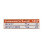 کپسول ویتامین D3 + K2 بسته 60 عددی یوروویتال - Image 3