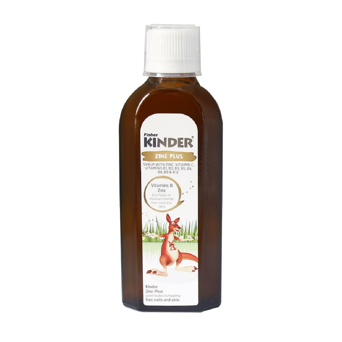 Fisher-Kinder-Zinc-Plus-Syrup-200-ml-20245191529673.jpg شربت فیشر کیندر مدل Zinc Plus حجم 200 میلی لیتر - Image 1