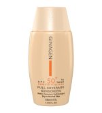 کرم ضد آفتاب رنگی ژیناژن مدل Full Coverage با spf 50 مناسب پوست معمولی و خشک حجم 50 میلی لیتر