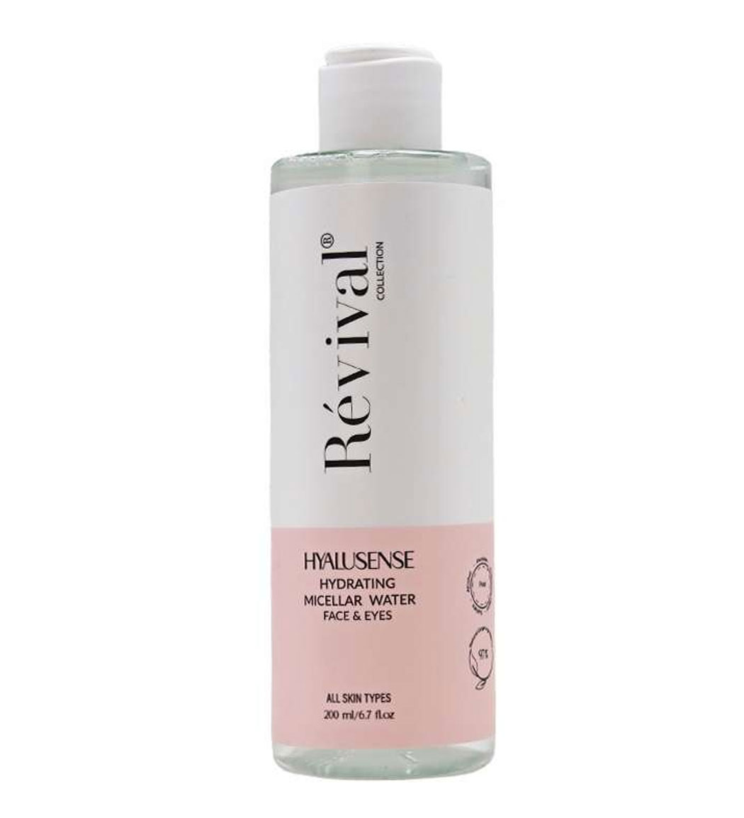 Revival-Hyalusense-Hydrating-Micellar-Water-For-All-Type-Skin-200ml.khanoumi-2023927121018517.jpg میسلار واتر آبرسان رویوال مناسب انواع پوست حجم 200میلی لیتر - Image 1