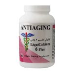 سافت ژل آنتی ایجینگ مدل Liqui Calcium 6 Plus بسته 30 عددی