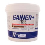 پودر گینر پلاس ویگور با طعم شکلات فندقی وزن 5000 گرم