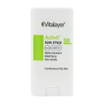 ضد آفتاب استیکی ویتالیر مدل Activit با SPF50 مناسب پوست چرب و مختلط وزن 15 گرم