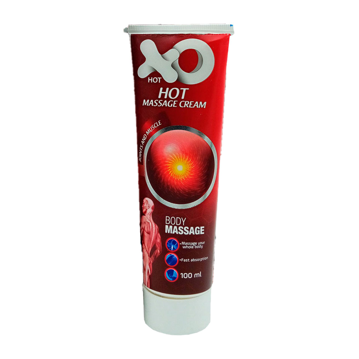 XO-Hot-Massage-Body-Cream-2-2025512154123142.jpg کرم ماساژ بدن اکسید وان حجم 100 میلی لیتر - Image 1