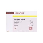 کپسول آهن زهراوی مدل Hematinic بسته 100 عددی - Image 3