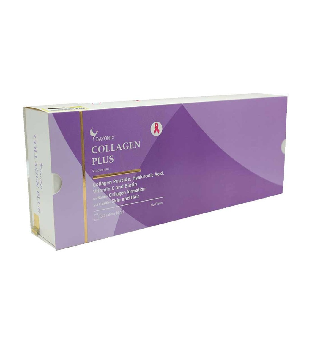 dayonix-collagen-plaus-khanoumi-2024225195813206.jpg ساشه دایونیکس فارما مدل Collagen Plus وزن 5 گرم - Image 1