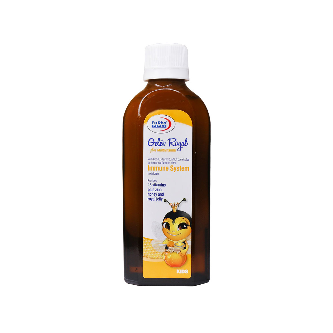 eurho-vital-royal-jelly-plus-multivitamin-syrup-200-ml-khanoumi-202455124436145.jpg شربت مولتی ویتامین یوروویتال مدل Royal Jelly حجم 200 میلی لیتر - Image 1