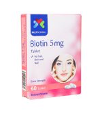 قرص بیوتین 5 میلی گرمی بسته 60 عددی مولتی نرمال