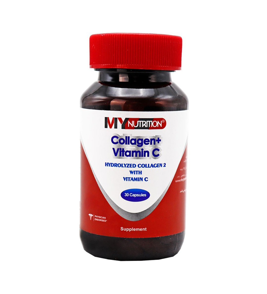 my-nutrition-hydrolyzed-collagen-2-with-vitamin-c-30-capsules-khanoumi-2024224151242512.jpg قرص مای نوتریشن مدل کلاژن و ویتامین سی بسته 30 عدد - Image 1