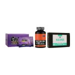 پودر کلاژن 250 گرم آیرون مکس + کپسول مولتی پک ترک نوتریشن بسته 60 عددی + کپسول کلسیم منیزیم زینک کیو ان تی بسته 60 عددی