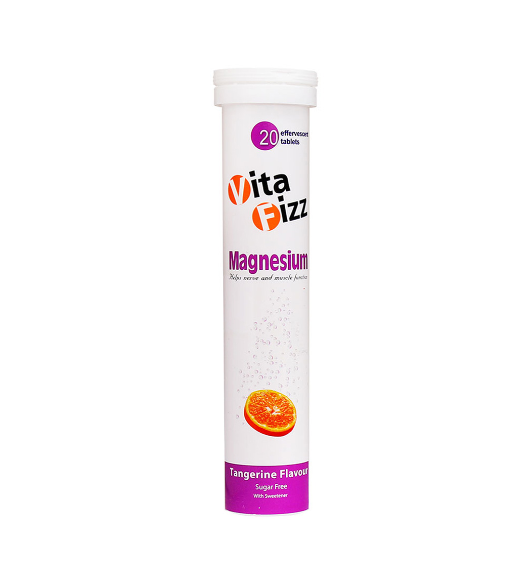 vita-fizz-magnesium-20-effervscent-tablets-khanoumi-2024351425143.jpg قرص جوشان منیزیم ویتافیز بسته 20 عددی - Image 1