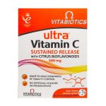 قرص اولترا ویتامین C 500 میلی گرم ویتابیوتیکس 60 عددی