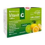 ساشه ویتاویت ویتامین C 1000 میلی گرم با طعم لیمو بسته 30 عددی ویتاپ