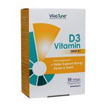 کپسول نرم ژلاتینی ویتامین D3 2000 واحد ویواتیون بسته 30 عددی