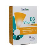 کپسول نرم ژلاتینی ویتامین D3 2000 واحد ویواتیون بسته 30 عددی