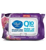 دستمال مرطوب پاک کننده آرایش دافی مدل کیو تن ایج فایتر 50 برگی طرح میوه درب دار ارسال با طرح رندوم - Image 4
