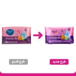 دستمال مرطوب بهداشتی دافی مخصوص بانوان تعداد 20 عددی - Image 2