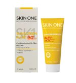 فلوئید ضد آفتاب بی رنگ اسکین وان SPF50 مدل combination مناسب پوست های چرب و مختلط حجم 40 میل - Image 2