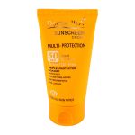 کرم ضد آفتاب رنگی دکتر ژیلا مدل Multi Protection با SPF50 مناسب انواع پوست حجم 50 میلی لیتر