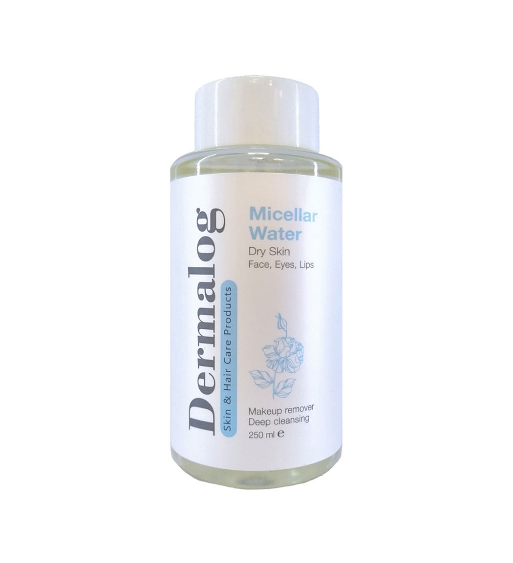Dermalog-Micellar-Cleansing-Water-For-Dry-Skin-250ml.khanoumi-202392692945651.jpg میسلار واتر درمالوگ مناسب پوست خشک حجم 250میلی لیتر - Image 1