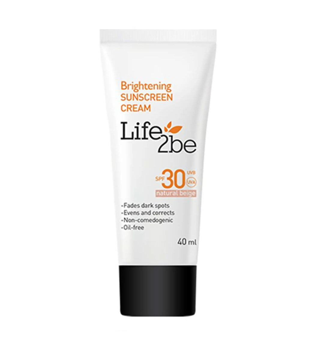 Life-2Be-Brightening-Sunscren-Cream-SPF30-40ml-202431116939524.jpg کرم ضدآفتاب و روشن کننده SPF30لایف توبی حجم 40 میلی لیتر - Image 1