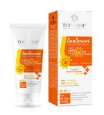 کرم ضد آفتاب بی رنگ تاپ شاپ با SPF90 مناسب انواع پوست حجم 50 میلی لیتر - Image 2