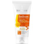 کرم ضد آفتاب بی رنگ تاپ شاپ با SPF90 مناسب انواع پوست حجم 50 میلی لیتر