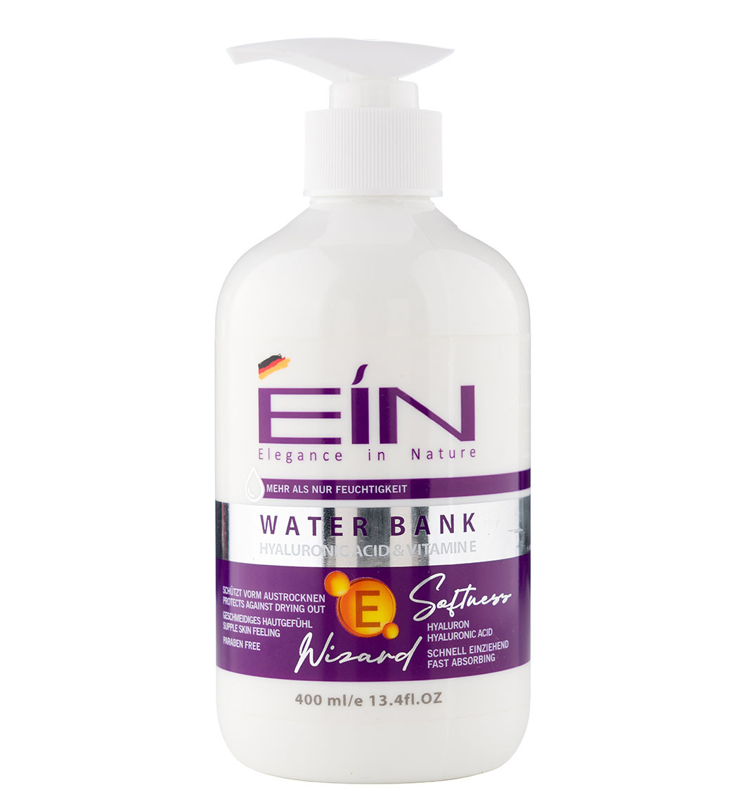 ein-water-bank-400-ml-khanoumi-1-2023719154423281.jpg کرم آبرسان پوست حاوی هیالورونیک اسید و ویتامین ای حجم 400 میل ای آی ان - Image 1