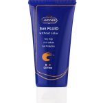 فلوئید ضد آفتاب بی رنگ لانوکر با SPF50 مناسب انواع پوست حجم 50 میلی لیتر
